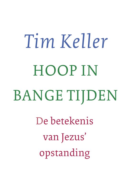 Omslag van Hoop in bange tijden